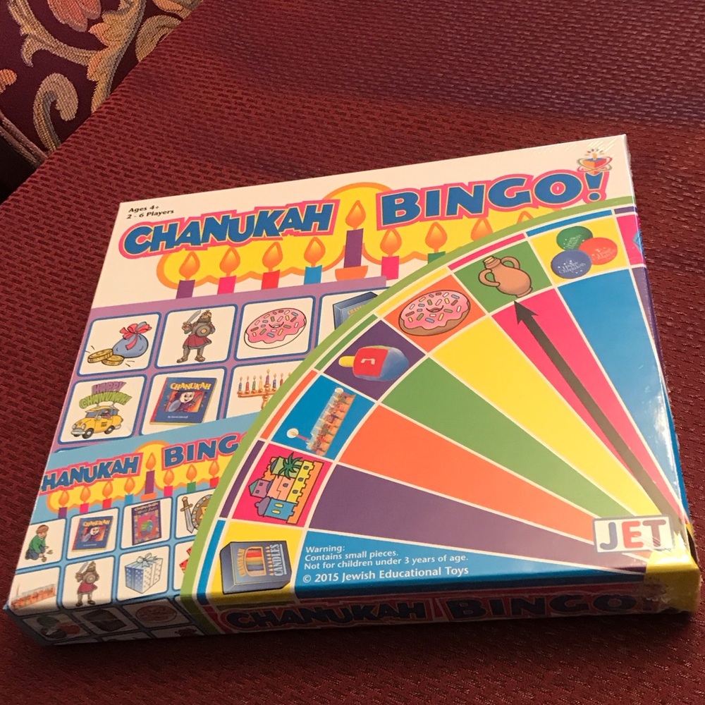 Chanukah Bingo Game by - Multicolor